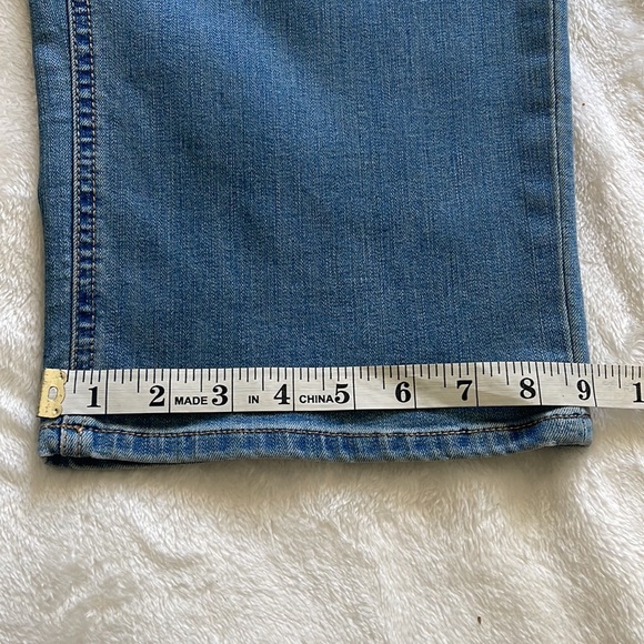 NWT Skinnygirl Button Fly Wide Leg Cropped High Rise Stretch Jean - Picture 6 of 11